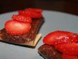 Nems au chocolat & aux fraises