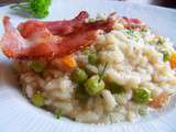 Risotto aux petits pois frais