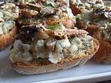 Toasts de sardines et caviar d'aubergines