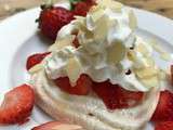 Pavlova aux fraises