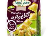 Ravioles à Poêler St Jean aux asperges et bacon