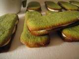 Langues de chat au thé matcha & chocolat blanc (recette de Philippe Conticini)