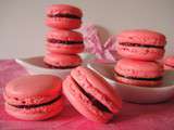 Macarons framboises & hibiscus