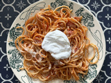 Spaghettis Tomates Burrata