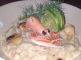 Risotto de langoustines et st jacques