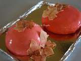 Entremet Vanille, Insert confit de fraises, tout simplement