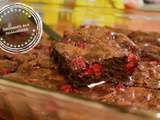 Brownies aux framboises