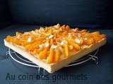 Tarte à la crème/Abricots au miel-romarin