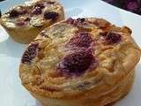 Clafoutis bananes framboises