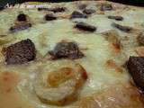 Pizza chocolat bananes