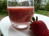 Smoothie a la fraise light