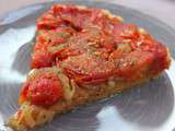 Tarte aux tomates cerise et oignons en version  tatin 