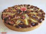 Tarte figue - poire