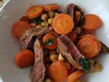 Boeuf carottes pois chiches