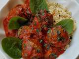 Boulettes parfaites, sauce tomate au basilic