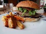 Burger boeuf & aubergines, Ketchup maison balsamique