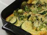 Clafoutis de brocolis & courgettes