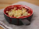 Crumble rhubarbe & fraise