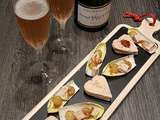 Duo de foie gras & poire pour la St Valentin