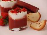 Duo de fraises & rhubarbe