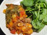 Haricots tarbais au confit de canard, comme un cassoulet