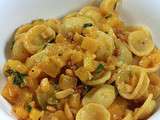 Orecchiette, dés de butternut & chorizo