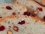 Pain sans gluten cranberries et amandes