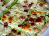 Pizza aux courgettes