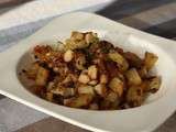 Pommes de terres sautées, pancetta & pleurotes