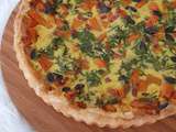 Quiche aux lardons et à la courge butternut