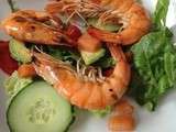 Salade de crevettes