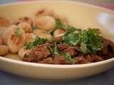 Sauté d’aubergines au boeuf