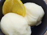 Sorbet au citron jaune