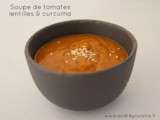 Soupe de tomates aux lentilles