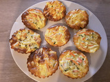 Mini quiche à la julienne de légumes