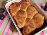 Cobbler aux prunes & pignons de pin