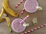 Smoothie framboises-bananes-mangue