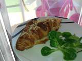 Croissant jambon fromage