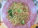 Spaghettis au chou romanesco