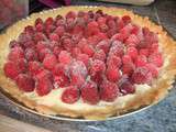 Tarte aux framboises