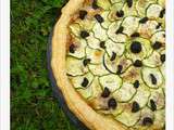 Tarte croustillante camembert / courgette