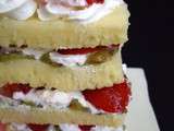 Millefeuilles chantilly-fraises