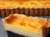 Tarte au flan orange lait de coco