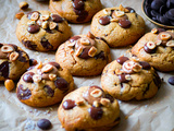 Cookies chocolat noisettes et praliné