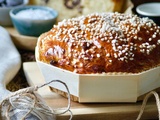 Cramique brioche du nord au sucre et raisins secs