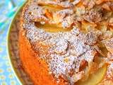 Gâteau moelleux aux poires et pépites de chocolat