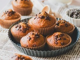 Muffins banane pépites de chocolat (banana bread)