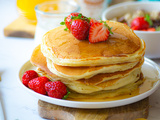 Pancakes moelleux au fromage blanc