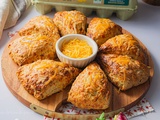 Scones lardons fumés cheddar