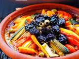 Tajine marocain aux légumes sans viande au barbecue